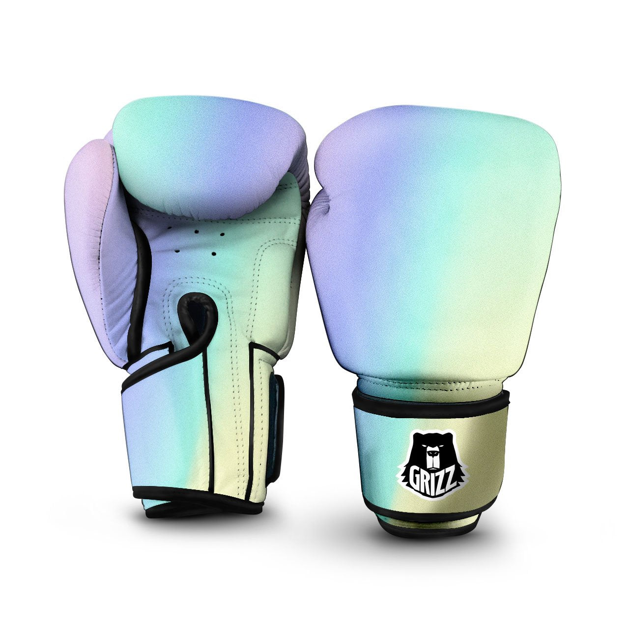 Rave Pastel Print Pattern Boxing Gloves-grizzshop