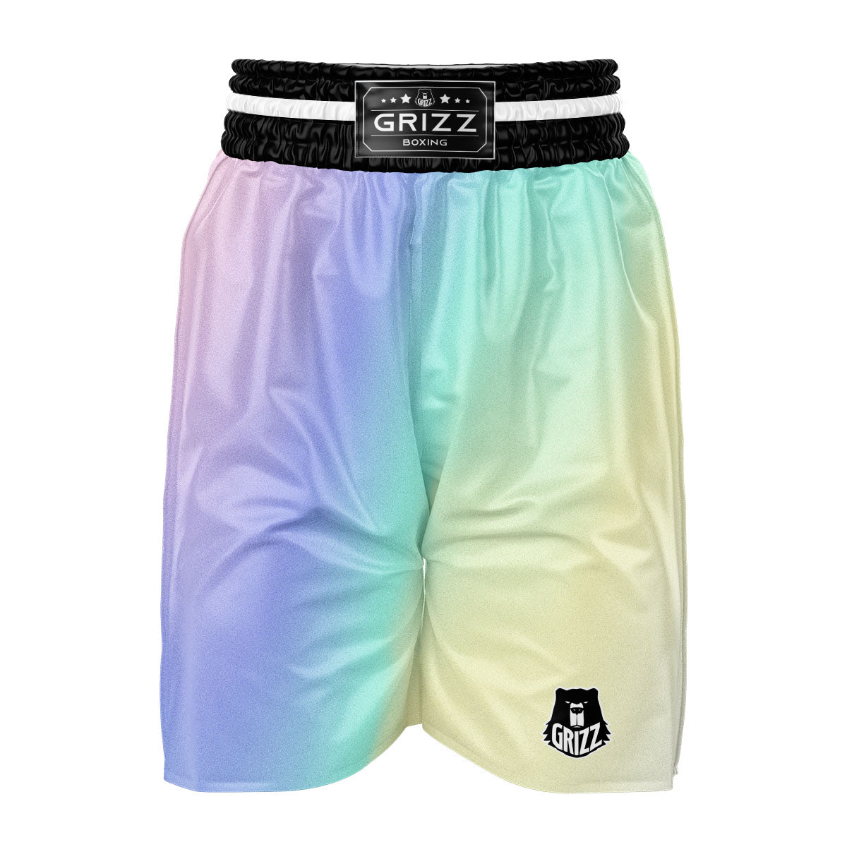 Rave Pastel Print Pattern Boxing Shorts-grizzshop
