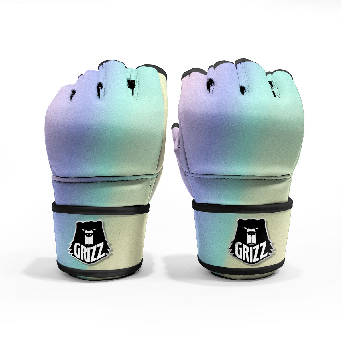 Rave Pastel Print Pattern MMA Gloves-grizzshop