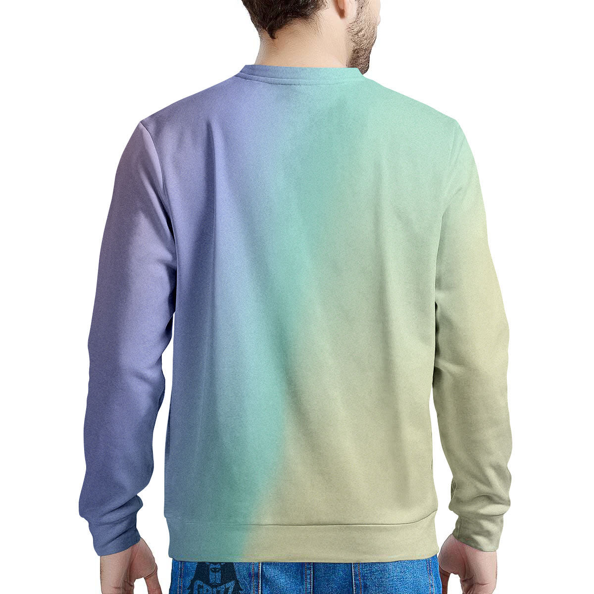 Rave Pastel Print Pattern Men's Sweatshirt-grizzshop