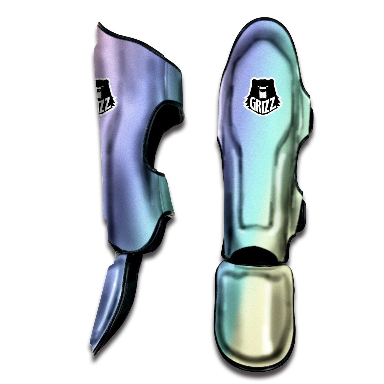 Rave Pastel Print Pattern Muay Thai Shin Guards-grizzshop