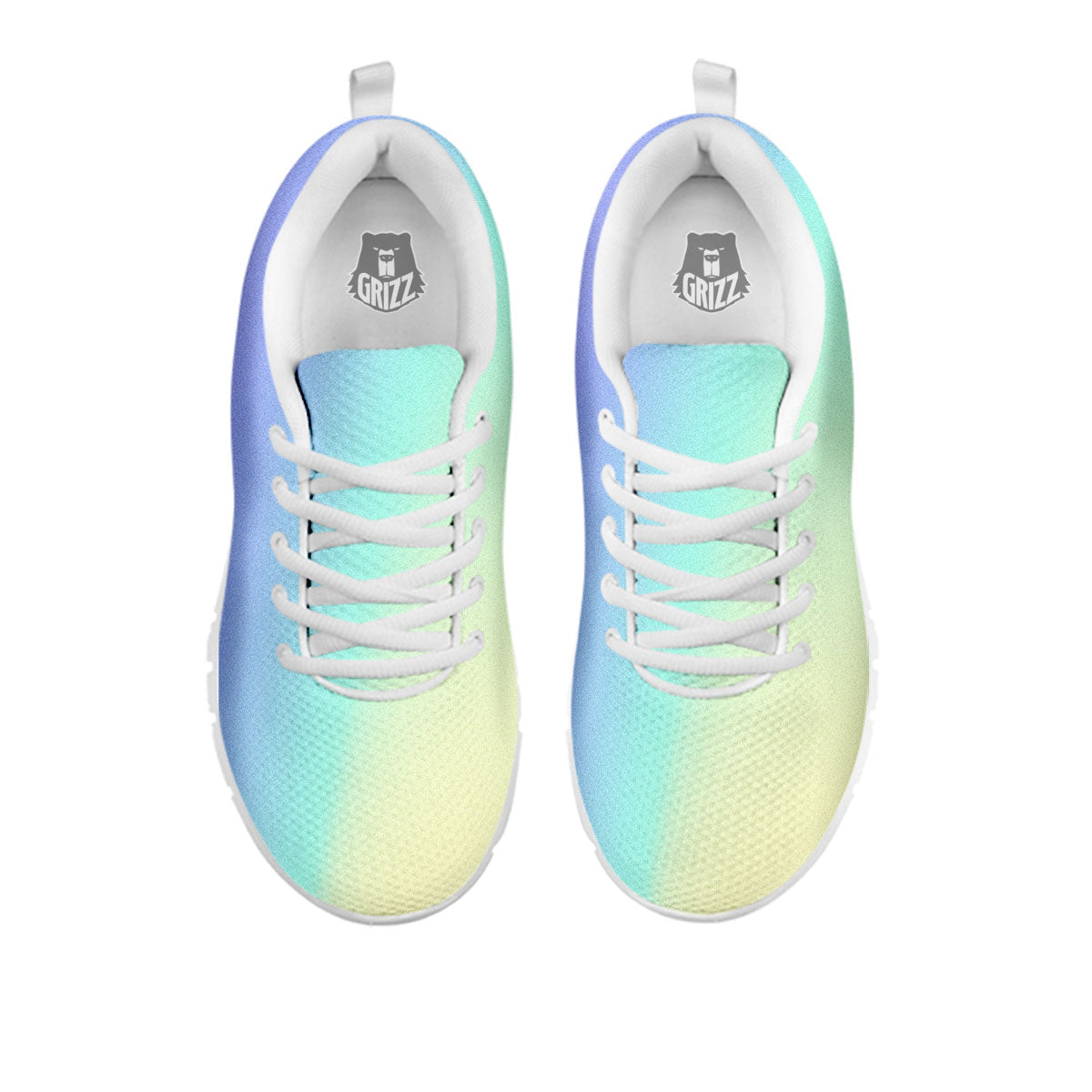 Rave Pastel Print Pattern White Sneaker-grizzshop