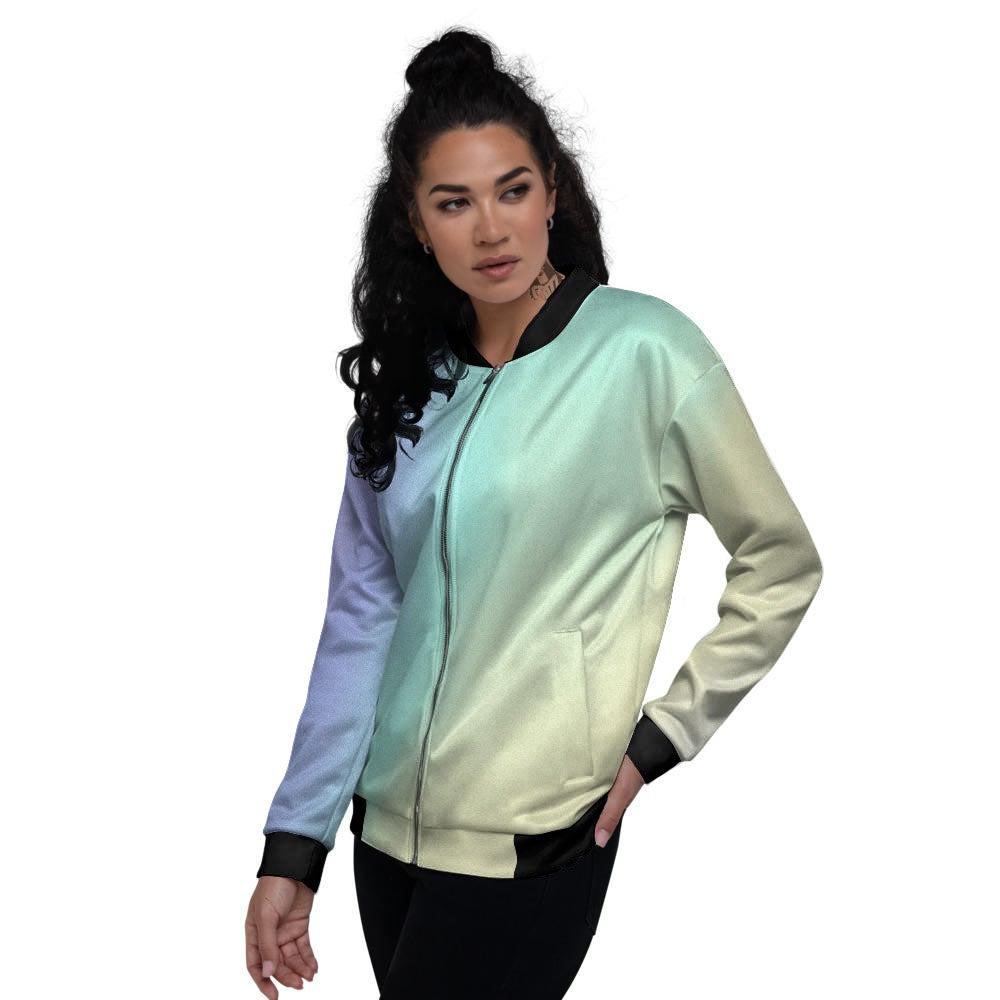 Rave Pastel Print Pattern Women's Bomber Jacket-grizzshop