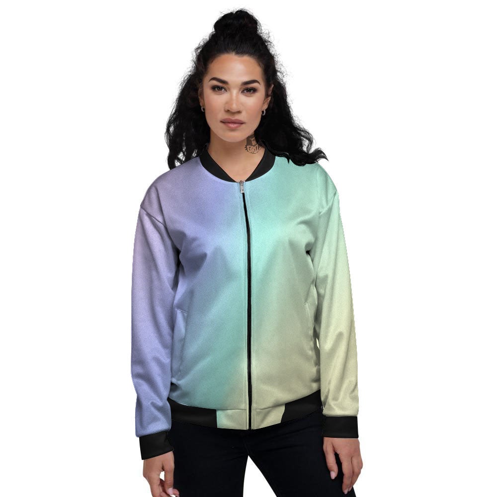 Rave Pastel Print Pattern Women's Bomber Jacket-grizzshop