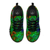 Rave Psychedelic Print Pattern Black Sneaker-grizzshop