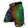 Rave Psychedelic Print Pattern MMA Shorts-grizzshop