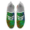 Rave Psychedelic Print Pattern White Athletic Shoes-grizzshop