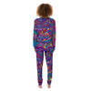 Rave Trippy Print Women's Pajamas-grizzshop