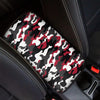 Red And Black Camouflage Print Car Console Cover-grizzshop