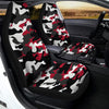 Red And Black Camouflage Print Car Seat Covers-grizzshop