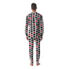 Red And Black Lips Print Pattern Men's Pajamas-grizzshop