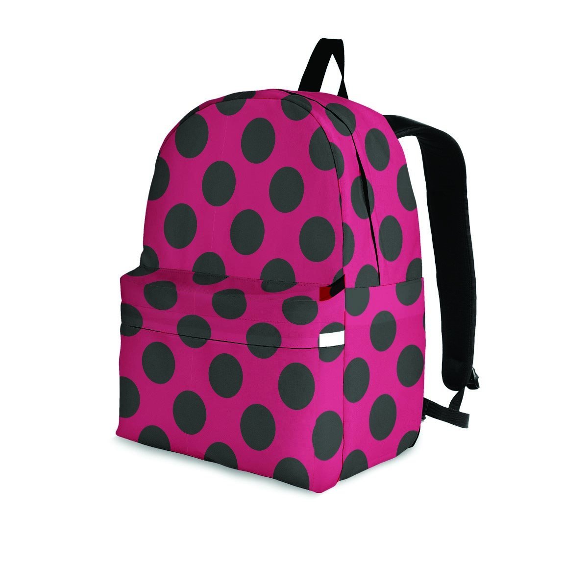 Red And Black Polka Dot Backpack-grizzshop