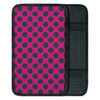 Red And Black Polka Dot Car Console Cover-grizzshop