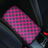 Red And Black Polka Dot Car Console Cover-grizzshop