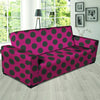 Red And Black Polka Dot Sofa Cover-grizzshop