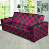 Red And Black Polka Dot Sofa Cover-grizzshop