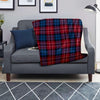 Red And Blue Plaid Tartan Blanket-grizzshop