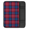 Red And Blue Plaid Tartan Car Console Cover-grizzshop