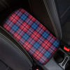 Red And Blue Plaid Tartan Car Console Cover-grizzshop