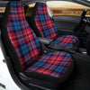 Red And Blue Plaid Tartan Car Seat Covers-grizzshop