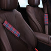 Red And Blue Plaid Tartan Seat Belt Cover-grizzshop