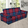 Red And Blue Plaid Tartan Sofa Cover-grizzshop