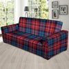 Red And Blue Plaid Tartan Sofa Cover-grizzshop