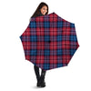 Red And Blue Plaid Tartan Umbrella-grizzshop