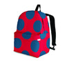 Red And Blue Polka Dot Backpack-grizzshop