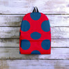 Red And Blue Polka Dot Backpack-grizzshop