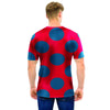 Red And Blue Polka Dot Men T Shirt-grizzshop