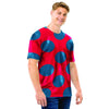 Red And Blue Polka Dot Men T Shirt-grizzshop