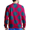 Red And Blue Polka Dot Men's Sweatshirt-grizzshop