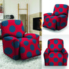 Red And Blue Polka Dot Recliner Cover-grizzshop