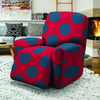 Red And Blue Polka Dot Recliner Cover-grizzshop