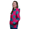 Red And Blue Polka Dot Women's Hoodie-grizzshop