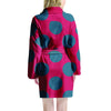 Red And Blue Polka Dot Women's Robe-grizzshop