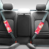 Red And Orange Hibiscus Hawaiian Print Seat Belt Cover-grizzshop