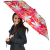 Red And Orange Hibiscus Hawaiian Print Umbrella-grizzshop