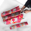 Red And Orange Hibiscus Hawaiian Print Umbrella-grizzshop