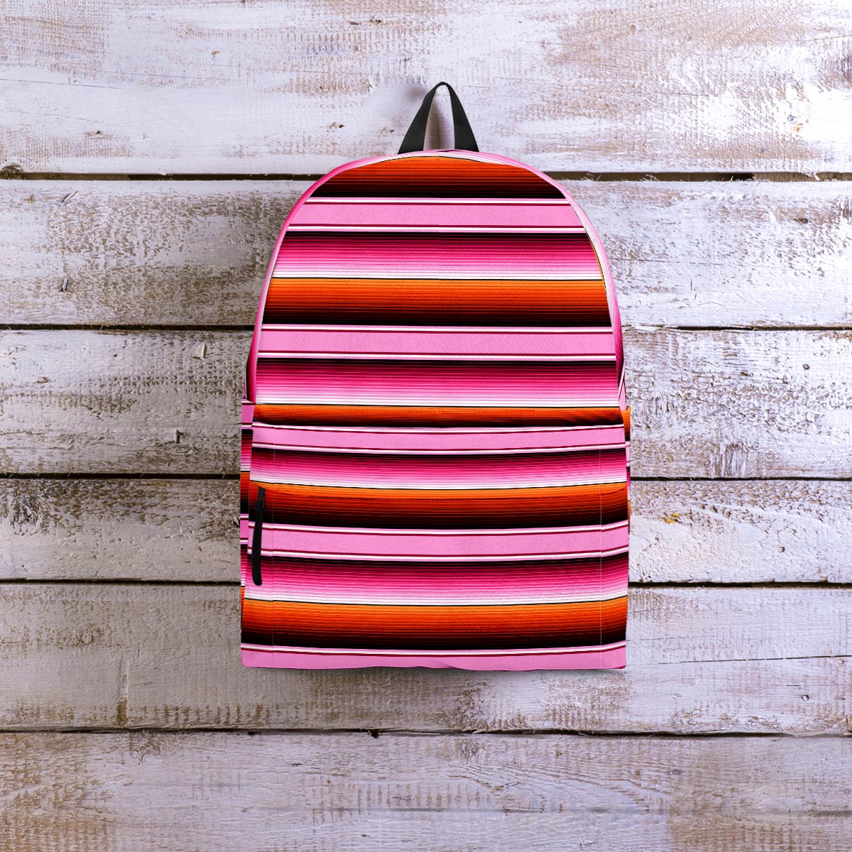 Red And Pink Mexican Baja Backpack-grizzshop