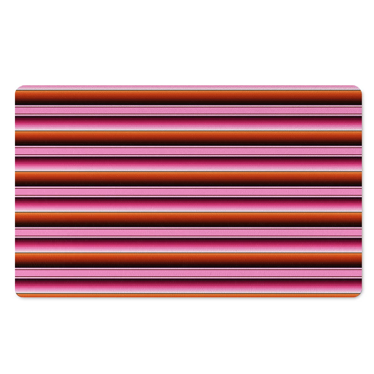 Red And Pink Mexican Baja Door Mat-grizzshop