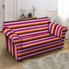 Red And Pink Mexican Baja Loveseat Cover-grizzshop