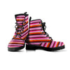 Red And Pink Mexican Baja Men's Boots-grizzshop