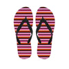 Red And Pink Mexican Baja Men's Flip Flops-grizzshop