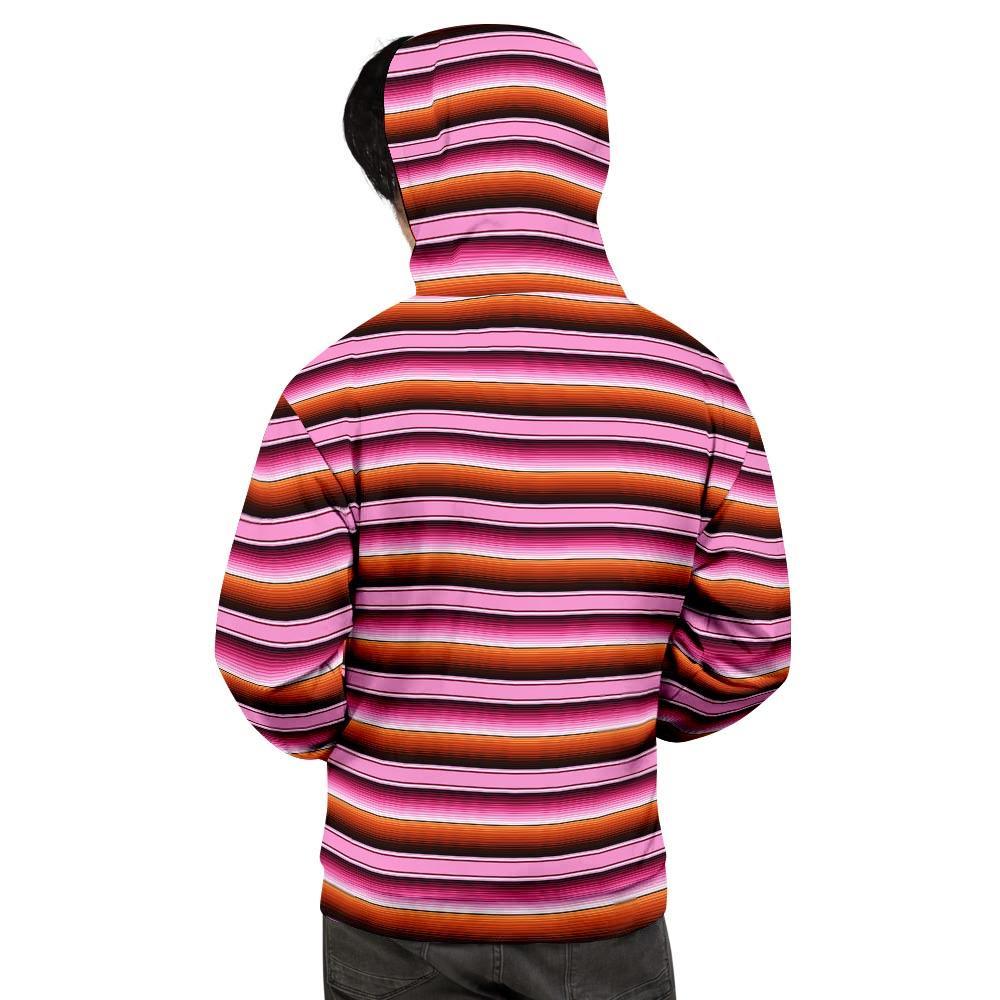 Red And Pink Mexican Baja Men's Hoodie-grizzshop