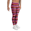 Red And Pink Mexican Baja Men's Leggings-grizzshop