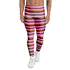 Red And Pink Mexican Baja Men's Leggings-grizzshop