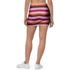 Red And Pink Mexican Baja Mini Skirt-grizzshop