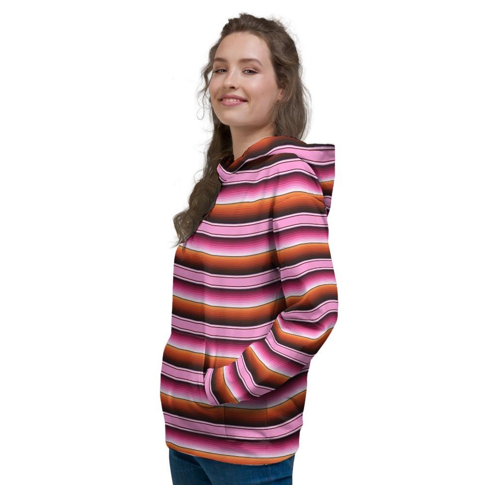 Red And Pink Mexican Baja Women's Hoodie-grizzshop